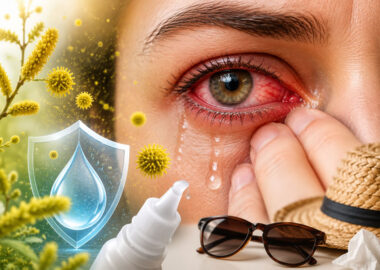 Conjuntivitis Alérgica Con Enrojecimiento Y Lagrimeo Ocular